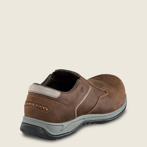 Red Wing Slip-On Hombre Marrom - Comfortpro - Safety Toe - 692-GTNLJI